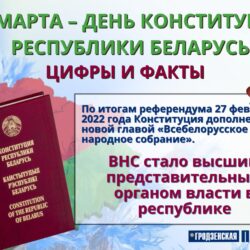 15 марта – День Конституции Республики Беларусь