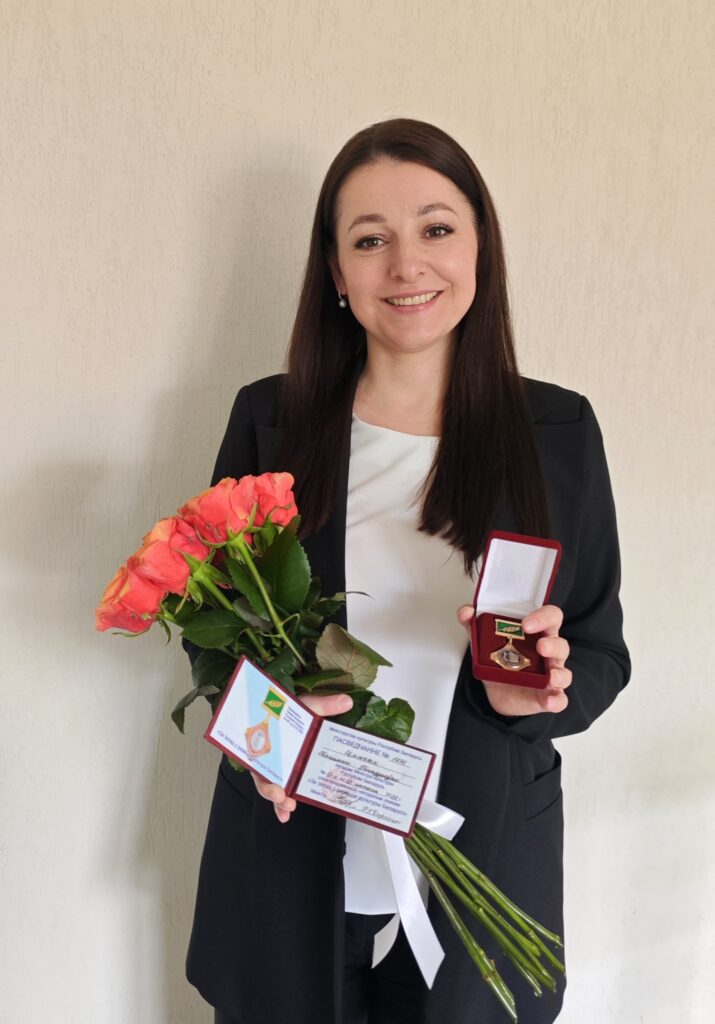 Тямчик Татьяна награждена нагрудным знаком За ўклад у развіццё культуры Беларусі